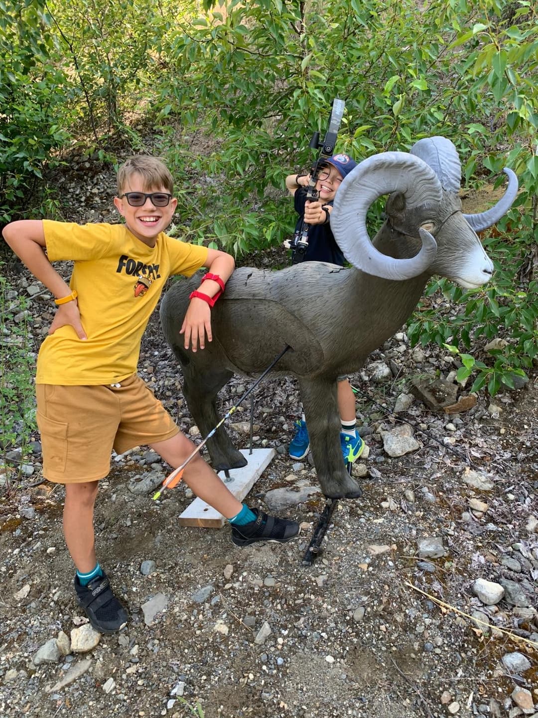 Kids 3D Archery Bighorn Target in Armstrong, BC